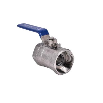 China General RTS SS 201 Stainless Steel Type 304 1Pc Threaded Ball Valve NPT Female One Piece Ball Valve for sale