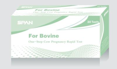 China One-Step Bovine Pregnancy Rapid Test (milk/saliva/hair/urine/blood) - Cassette/Uncut Sheet for sale