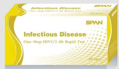 China HIV 1/2/O Tri-Lines Rapid Test Uncut Sheet Cassette / Strip for sale