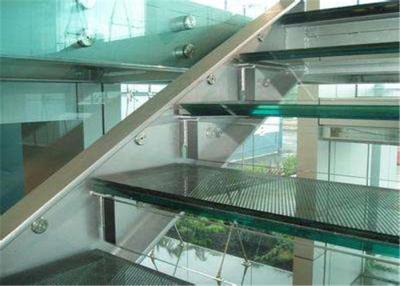 China Commercial Building 10mm Laminated Glass , Clear / Colored Decorative Laminated Glass for sale