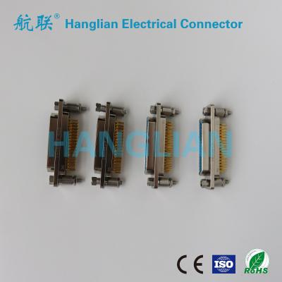 China Micro-D Rectangular Male Connector 51 Pins PCB Twist Male Plug mil c 83513, J30J-51TJNP31-J for sale