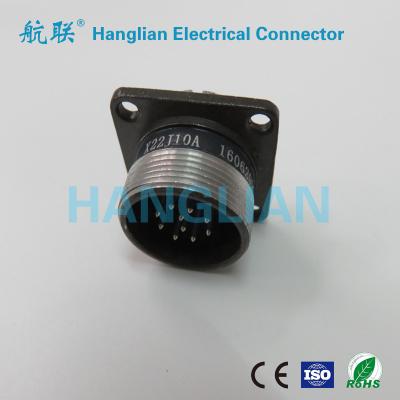 China X22J10A Military Russian Military Connector , 10 Pin Male Russian Receptacle for sale