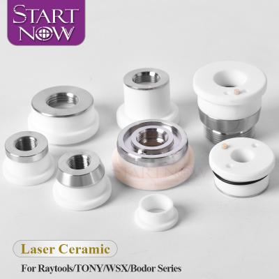 China TONY Precitec WSX Ospri Ceramic Laser Nozzle Holder STYLISH 28/32 WSX Mini/ND18 Ospri etc. Accessories Laser Cutting Ring Parts For Fiber Startnow for sale