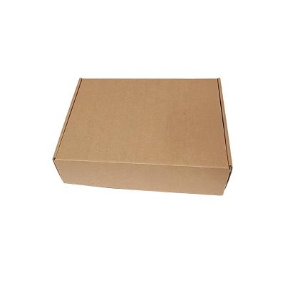 China Recyclable Wholesale Rigidable Recycled Cardboard Plaid Corrugated Shipping Box Paper Packaging Paper Box for sale