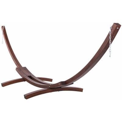 China Danlong Modern Durable 14ft Hardwood Arch Frame Hammock Wooden Stand with Hooks and Chains for sale