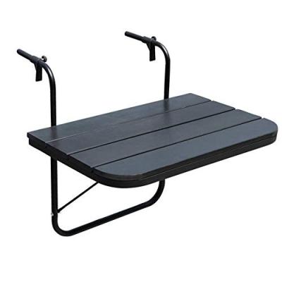 China Danlong Adjustable Exclusive Features Folding Platform Adjustable Hanging Deck Table Patio Garden Balcony Fencing Table for sale