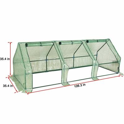 China Danlong Steeple Mini Green House Small Shelving Outdoor Portable Gardening Green House Easily Assembled For Herb And Flower for sale