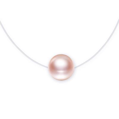 China FASHIONABLE Invisable Simple Women's Fishing Line Pearl Necklace Necklace for sale