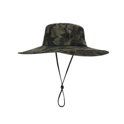 China COMMON 2022 Summer Men UV Protection Sunscreen Mountaineering Bucket Hats Outdoor Fishing Hats for sale