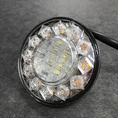 China Automotive Industry Truck LED Tail Tail Lamp Rear Brake Light Round Warning Light for sale