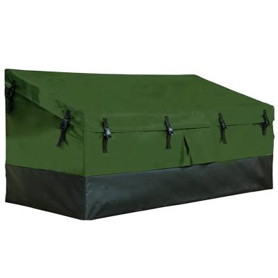 China Heavy Duty Fabric Folding Outdoor Storage Box With Tarpaulin For Garden for sale