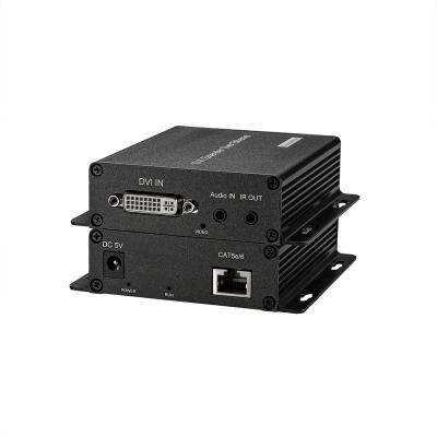 China Less than 10m the extra DVI add-on DVI transmitter receiver above the IP add-on 150m with IR for sale