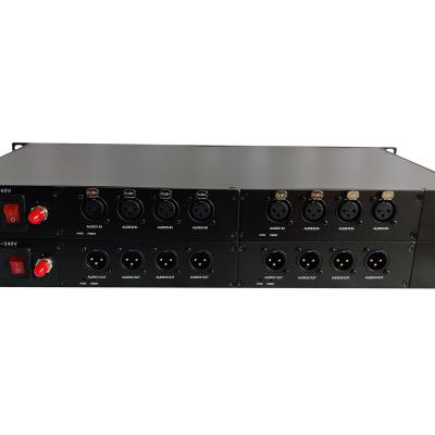 China broadcasting & TV industry 8 chs xlr balanced audio to fiber converter for sale