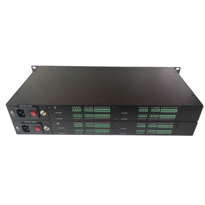 China Closure bidirectional fiber optic transceivers ho-link 16 channel contact optical converter with hot sale for sale