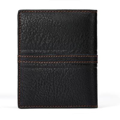 China OEM RFID Men's Leather Wallet Multi-Function Multi-Compartment RFID Wallet Men's Pinch for sale