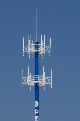 China Mono torre de antena de encargo de equipo de radio-aficionado de la torre de poste ASTM A36/ASTM A572 en venta