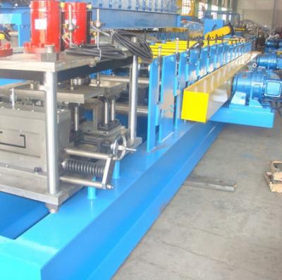 China 5.5KW Metal Gutter Roll Forming Machine With PLC Control System for sale