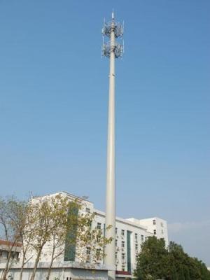 China Mono-Pole Turm 25 M, Monopole Zellturm-Gewohnheit Q235/Q345/Q420 zu verkaufen