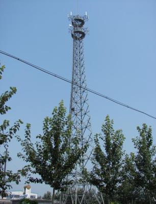 China Types Of Telecommunication Towers Self Supporting Antenna Tower 3L / 4L 30M for sale