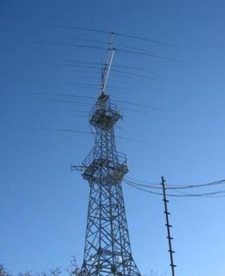 China Torres de uma telecomunicação de 40 M, armação de aço da construção da torre de comunicação móvel à venda