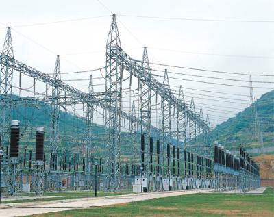 China Electric Steel Framed Structures , Distribution Substation Equipment Power Transmission Line for sale