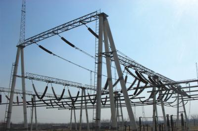 China Steel Frame Structure  ElectricTransmission line  Power Polygonal Distribution Substation for sale