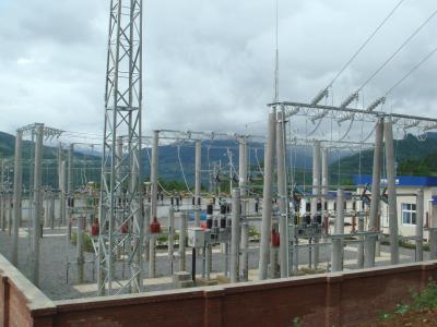 China 66 KV Stahlrahmenkonstruktions-Gebäude, Stahlrahmen-Gebäude Electric Power zu verkaufen