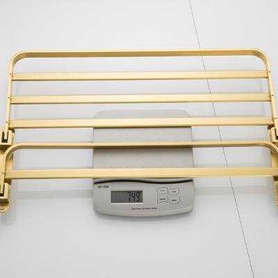 China Modern Toilet And Gold Aluminum Towel Drying Racks Towel Rack For Bathroom for sale