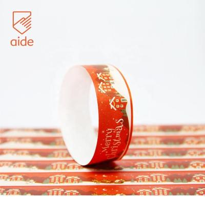 China 3/4 Inch Tyvek Wristbands Waterproof Customized Free Printing Label ID Plain For Party for sale