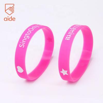 China China Made In China Promotional Cheap Silicone Cicret Wristbands For Advertising for sale