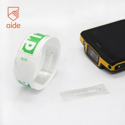 China Waterproof Gift/Waterproof 2021Water Resistant Tyvek Printing Label QR Code RFID Wristband NFC Festival Disposable Paper Wristband With Logo for sale