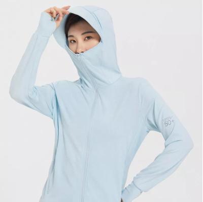 China Sun uA Hooded Long Sleeve Jacket Fashion Sun Protection Outdoor Clothing Breathable Protection Clothing for sale