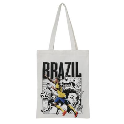 China Custom Canvas Fashion Wholesale Reusable And Washable Shopping Sling Tote Bag Eco - Friendly for sale