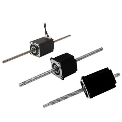 China DC 24V Brushless Totally Enclosed Miniature Penetrating Motor 3D Printing Linear Screw Motor Shaft Length for sale