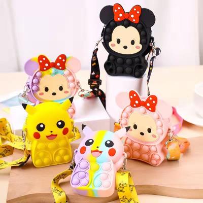 China Minnie mouse coin purse new arrival body chain fidgety person strap monedero eco-friendly minnie minnie cross coin purse for girls d 'child for sale