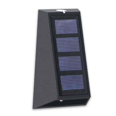 China Colorful Outdoor Solar LANDSCAPE RGB LED Wall Light Effect Wall Lamp Wandlamp Wall Light for sale