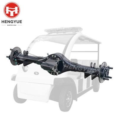 China Aluminum Alloy Hengyue Three Holes Iron Rear Middle Drive Axle Assembly for sale