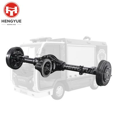 China Hengyue Aluminum Alloy Customized Heavy Duty Truck Electric Integrated Rear Axle for sale