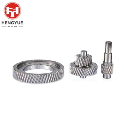 China Other electric car reducer motor cylindrical internal helical bevel gear for sale