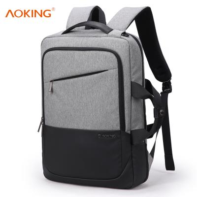 China Water Resistant Aoking OEM Custom Make Your Own Portable Men's Laptop Backpack Bags Backpack Manufacturer for sale