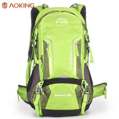 China Aoking 50l Waterproof Camping Travel Hiking Hiking Backpack Waterproof Outdoor Backpack Bag With Shoe Compartment for sale