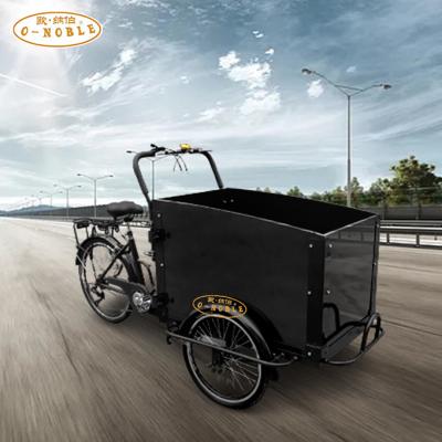 China Adult cargo family cargo bike cargo tricycle for carry child 3 whele bicycle for sale