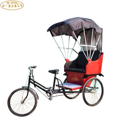 China Pick Up Passengers At Street View 3 Wheel Electric Bike Battery Rickshaw For Passenger Pedicab Rickshaw Manufacturer for sale