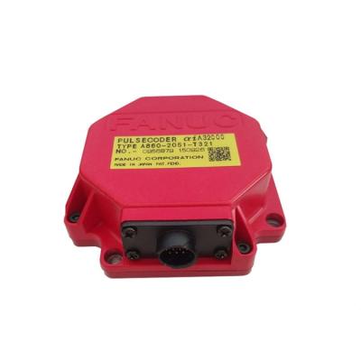 China 100% tested high quality XY servo motor A06B-0235-B202#0100 fit for Fanuc FANUC servo motor pulse encoder A860-2051-T321 for sale