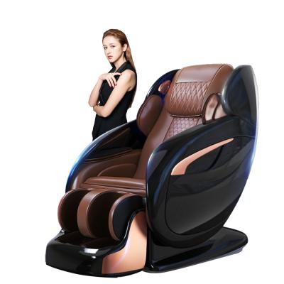 China Leg-rest Electrically Adjust Angle Full Body Massaging Chair 3 in 1 Home Massage Chair 4d Weightlessness Luxury Massager Chair for sale