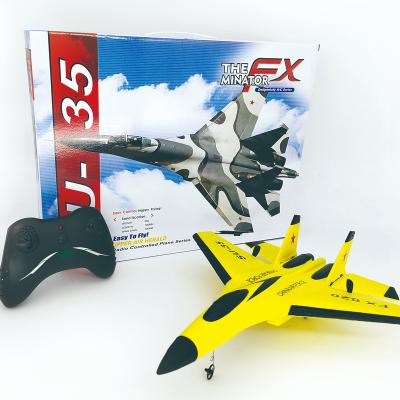 China SU35 FX820 Glider Remote Control Fighter Remote Control Easy To Fly Durable Soft PPE Foam Airplane for sale