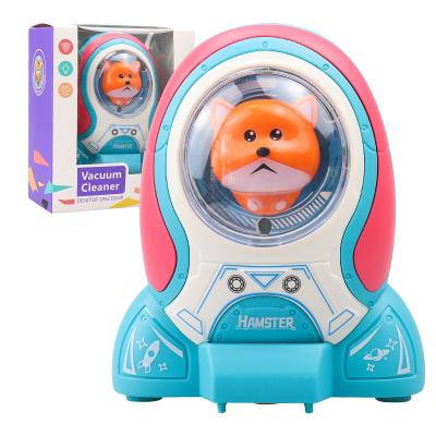 China Other New Electronic Toys 2020 Mini Battery Induction Vacuum Cleaner Kids ROBOT Cleaning Novelty Sensory Toys For Office for sale