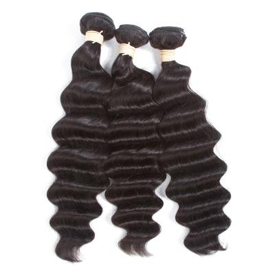 China Cheap Beautiful Loose Wave 11A Loose Wave Hair Bundles No Tangle Soft Shedding And Long Lasting Color 100% Natural Brazilian Hair 10