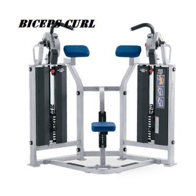 China Dual Pin Loaded Fitness Equipment Biceps Curl Machine MTS02 970x1470x1500mm for sale