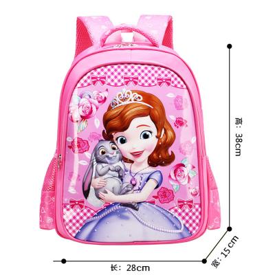 China Anna Elsa Children's Special 3d Anime Cartoon Unicorn School Bags Waterproof High Quality Backpack Children For Boys for sale